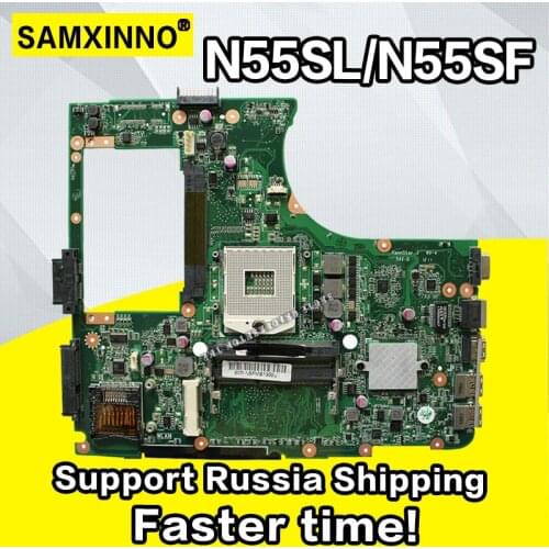 For Asus Motherboard N55S N55SL N55SF Rev 2.0 Mainboard 60-N5FMB3600 Motherboard Fully Tested