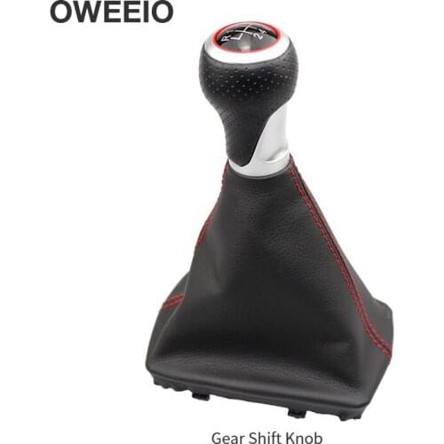 Gear Shift Knob 5/6 Speed Shifter Knob Lever Stick Manual Car Gear Head for Audi A4 S4 B8 8K A5 8T Q5 8R Shift Handball MA07