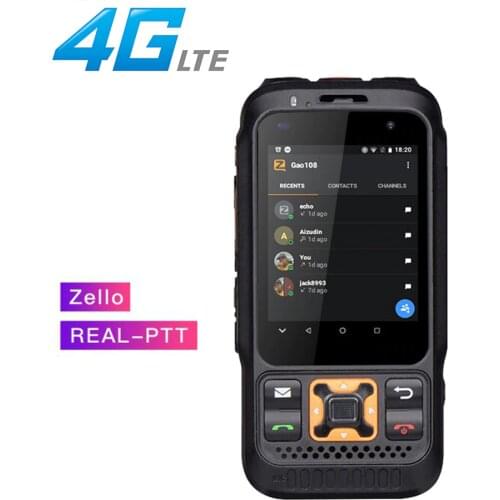 Inrico 4G Network Radio Unlocked S100 Android 8.1 POC Two Way Radio work with Zello Real-ptt