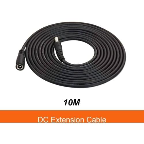 10 Meters DC 12V Power 10M Extension Cable 5.5mmx2.1mm /20ft DC Plug For CCTV Camera 12 Volt Extension Cord