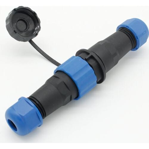 SP16 Waterproof Docking Aviation connector 2/3/4/5/6/7/9Pin IP68 power cable connector Male plug and Femal socket