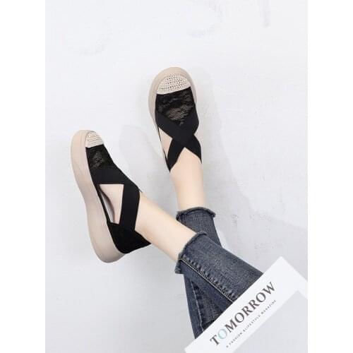 Sandals Female Fairy Wind 2019 Summer New Korean Version Of Wild Thick-bottomed Sponge Cake Fisherman Shoes Super Fire