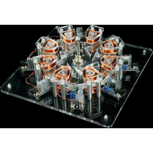 Star Engine High Power Motor Coreless Generator Disc Motor Gift Toy Arrangement Digital Magnetic Levitation