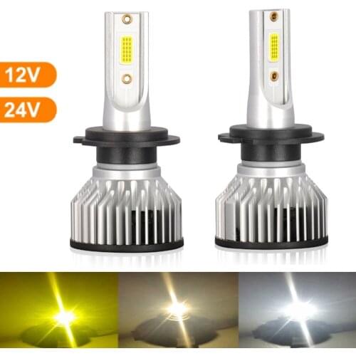2Pcs Car Lights H11 H4 12000LM 6500K LED Headlight Canbus Free Light For Car HeadlampBulb H8 H9 9005/HB3 9006/HB4 9012 Fog Lamp