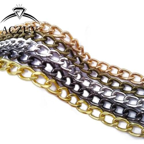 20m Lot 5mm 6mm 7mm 8mm Grinding Chain Bracelet Necklace Chains Findings Shoulder Bag Purse Chain Handbag Hardware Accessories