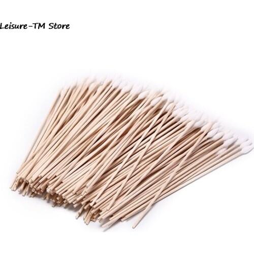 200pcs/lot 15cm Gun Cleaning Cotton Swabs,Large Tapered Swabs Gun Clean Brush