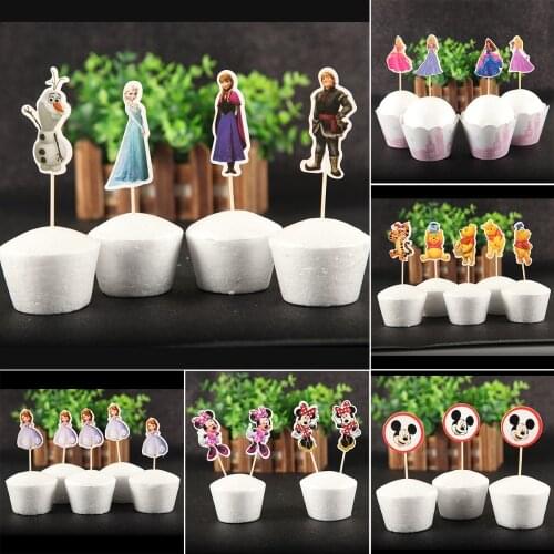 24pcs/lot Star Wars Happy Birthday Party Cake Dessert Cupcake Toppers Picks Party Supplies Decor