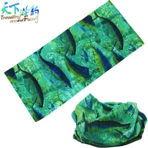 Promotion! 10 Colorful Fishing Scarf Seamless Fish Pattern Outdoor Bandanas Fishing Tube Carp Fishing Pesca Acesorios Headwear