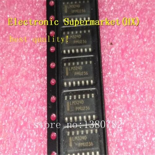 Free Shipping 200pcs/lots LM324DR LM324 SOP-14 100%New original IC In stock