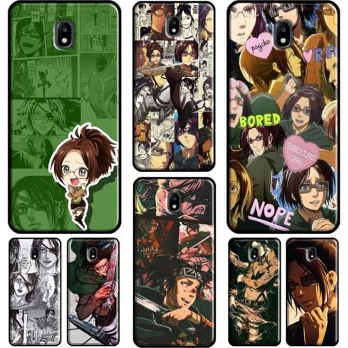 Hange Zoe Attack on Titan Anime For Samsung Galaxy J7 J3 J5 2017 A3 A5 2016 J4 J6 A6 A8 Plus J2 Core J8 2018 Phone Case