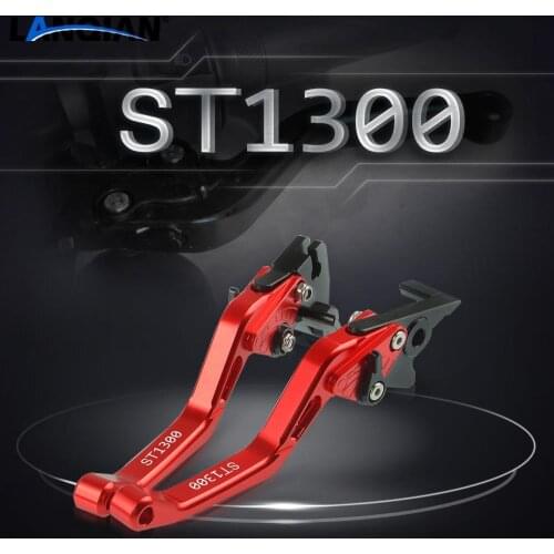 For Honda ST1300 ST1300A Motorcycle Short CNC Adjustable Brake Clutch Levers ST 1300A 2003-2007 ST1300 2003-2012 Accessories