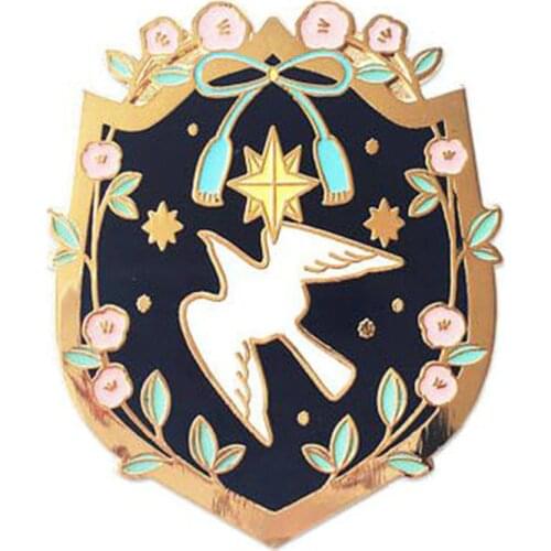 Dove Enamel Pin