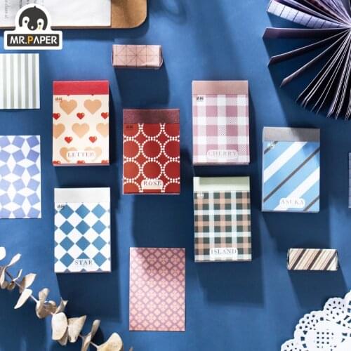 JIUMO 6 Designs Ins Style Classic Fairy Tale Basic Graphics Series Loose-Leaf Pads Creative DIY Hand Account Decoration