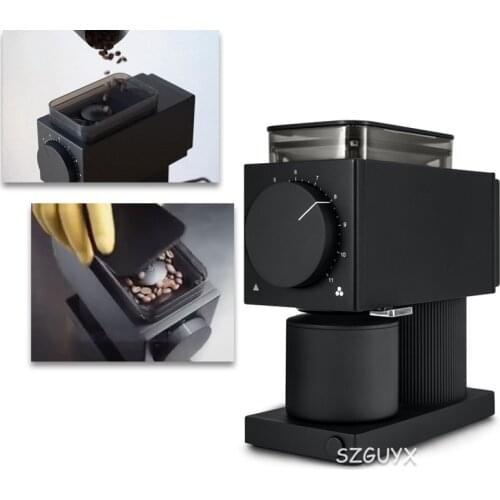 Commercial Home Office Electric Coffee Grinder Electric Manual Coffee Grinder Precision Grinding Adjustable Grinding Size