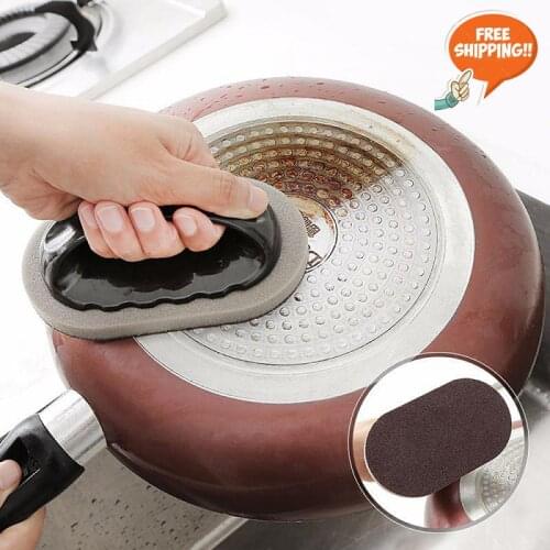 Kitchen Strong Decontamination Bath Brush Sponge Tiles Brush Hot Sale Magical Strong Decontamination Bath Brush Clean Tools