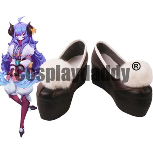 LOL Marksman Kindred the Eternal Hunters Spirit Blossom Ver. Cosplay Platform Shoes S008
