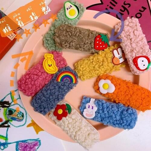 W&G Little Hair Clips Girls Colorful Hair Clips New Cartoon Candy Hairpins Kids Barrettes Headband Fashion Hair Accessories