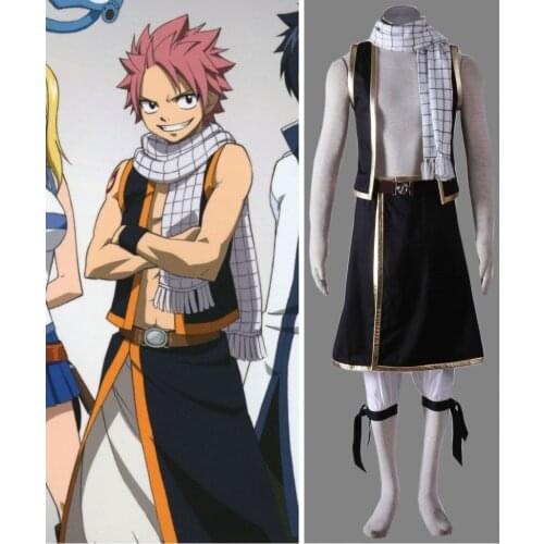 FAIRY TAIL Natsu Dragneel Cosplay Costume