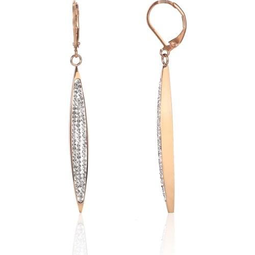 OUFEI Stainless Steel Jewelry Woman Vogue 2019 Rose Gold Drop Earrings Charm Jewelry Accessories Bohemian Novelties Earrings