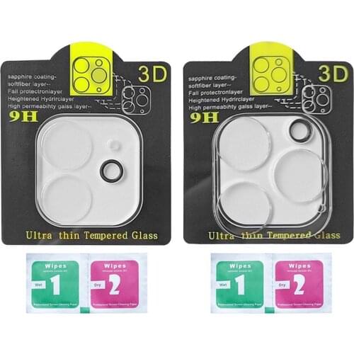 Transparent Protective Glass Film Tempered Glass For IPhone 12 Pro Max 12 Mini Back Cover Camera Lens Screen Protector