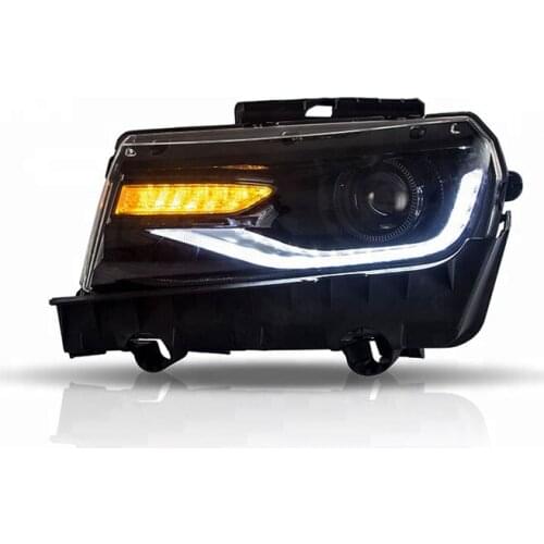 Goodmolds LED Headlights Conversion For 2014 2015 Camaro 6TH GEN Front Lamps Sequential Indicator Headlight Dual Beam Assembly