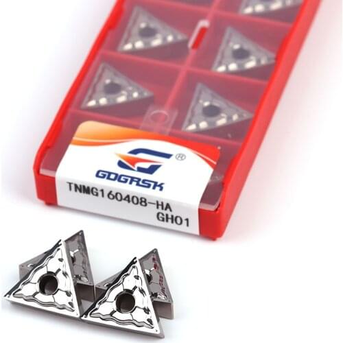 TNMG160404-HA GH01 TNMG160402-HA GH01 TNMG160408-HA GH01 aluminum insert CNC lathe external turning tool for aluminum processing