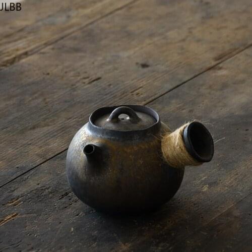 Japanese ceramic kyusu teapots chinese kung fu tea pot drinkware 200ml