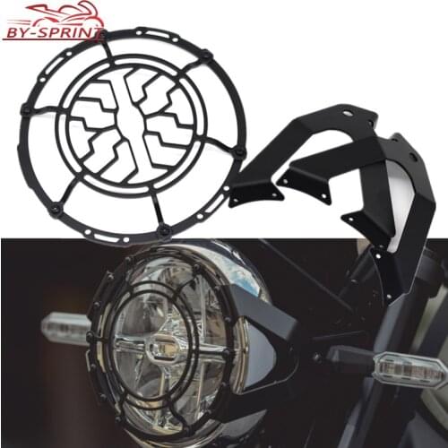 Z900RS Headlight Guard Protectors CNC Aluminum Round Grille Protector Cover Motorcycle For Z900 RS Z 900RS 2017 2018 2019 2020