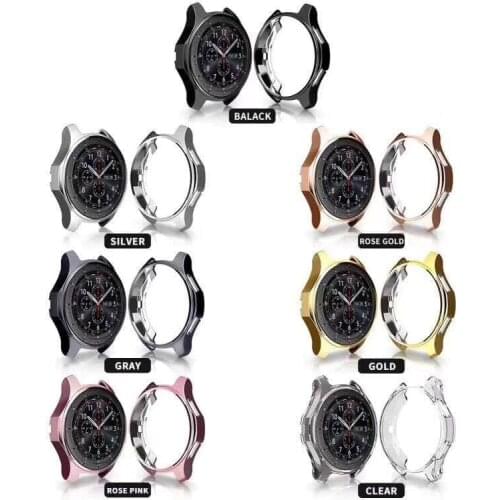 Protective Soft TPU Case Cover For galaxy Gear S3 Cover Shell for Frontier Samsung watch 46mm 42mm Protective Bumper Shell