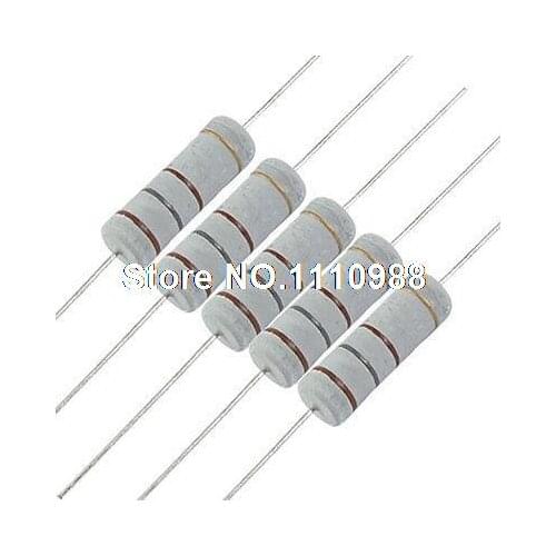 10 Pcs 5W 700V 180 Ohm Axial Lead Metal Oxide Film Resistors