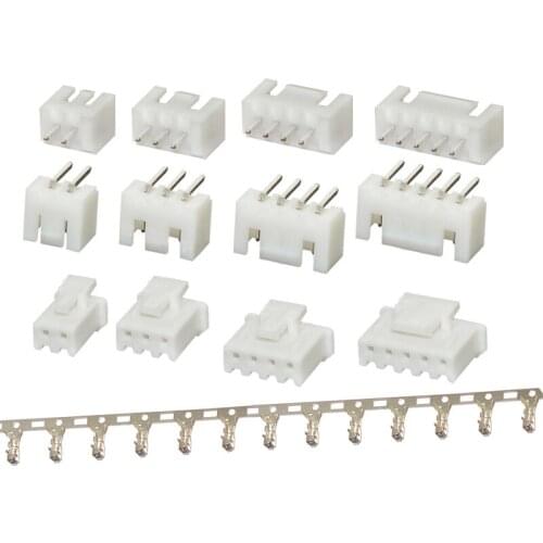 5set/sets XHB connector connector XH2.54mm with lock straight / bent seat plug crimping terminal 2p 3p 4p 5p 6p 7p 8p 9p 10p 11p