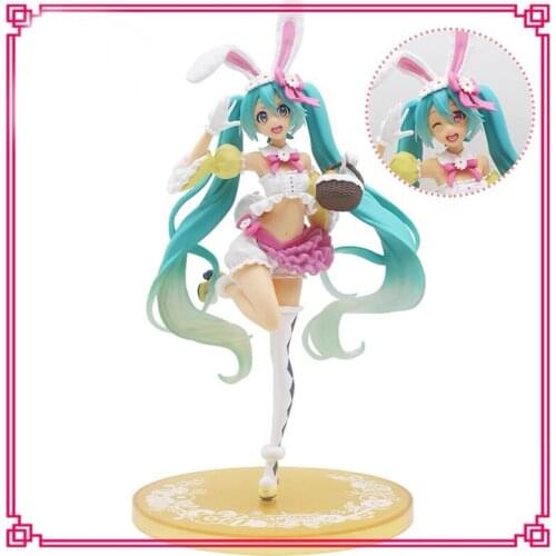 Anime Figure Taito 23CM PVC Miku Figure 2nd Season Spring Ver. Original Action Figure Free Shipping Items Toys Birthday Gift