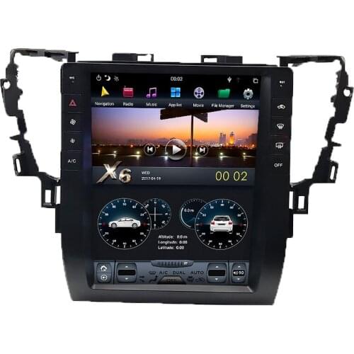 NaviHua Autoradio 2 din Car media player For Toyota Alphard 30 2015-19 Telsa Car Video PX6 6 core 4+64GB carplay Auto Montior
