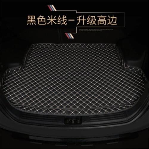 Car styling 3D three-dimensional PU tail box protective carpet pad trunk luggage pad for Chery Tiggo 8 2020-2021 7 seats
