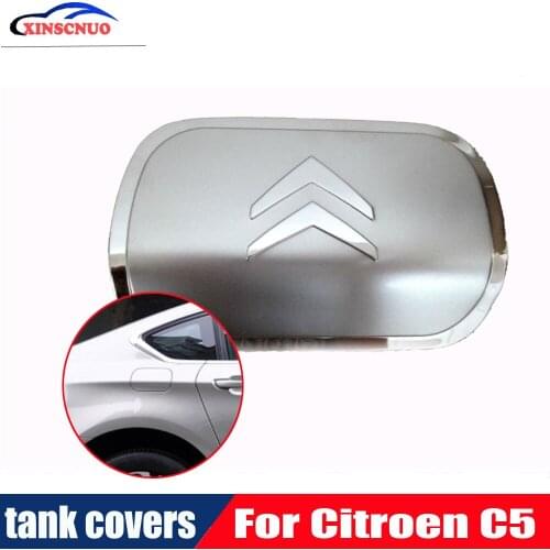 Car Styling Refitting Oil For Citroen C5 Refit Special Fuel Tank Cap tank Cover Sticker Trim Accessories