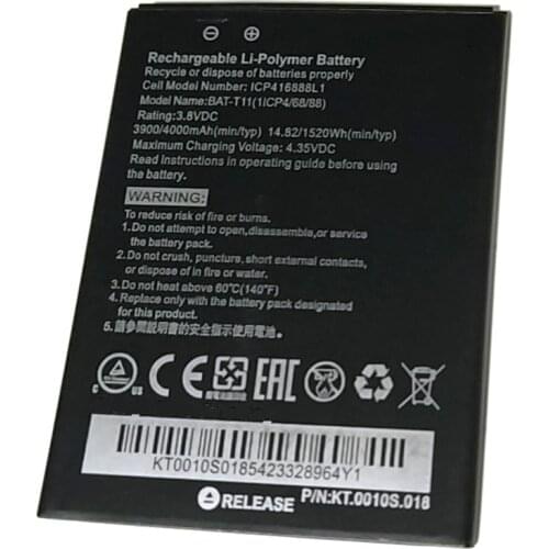 BAT-T11 4000mAh Battery Replacement for Acer Liquid Z630, Liquid Z630S cell phone