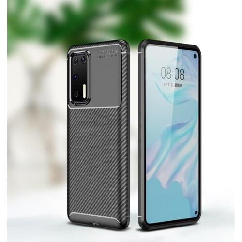 Case for huawei p40 lite e pro plus 5g back cover on p 40 light protective phone coque bag soft tpu silicone matte business 360