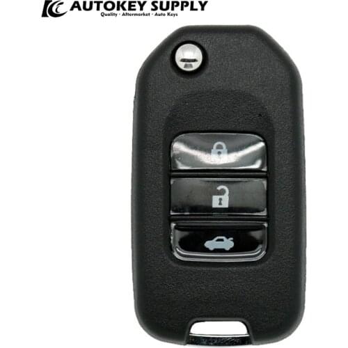 For NewHonda 3 Buttons Remote Flip Key Shell "G" AKHDF129