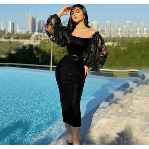 MParetoU Women's Evening Dresses Below The Knee