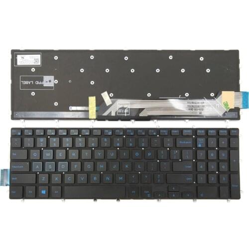 New Laptop Keyboard for Dell G3-3579 3779 G5-5587 G7-7588 Series 15 Gaming Blue Backlit US