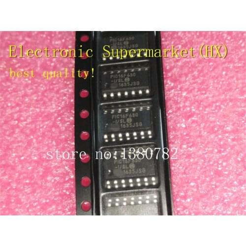 New original 20pcs/lots PIC16F630-I/SL PIC16F630 SOP14 In stock