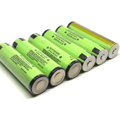 Wholesale 100pcs/lot Original Panasonic 18650 NCR18650BE 3200mah 3.7V Rechargeable Lithium Protected Battery For e-cigs with PCB