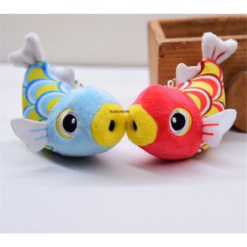 Plush fish 9CM Plush Stuffed TOY , keyring accessories decoration plush toy