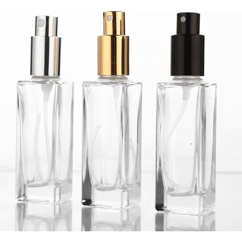 10pcs/lot 30ml clear Glass Empty Perfume Bottles Atomizer Spray Refillable Bottle Spray Scent Case with Travel Size Portable