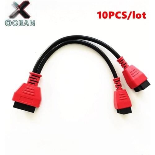 10pcs/lot For Chrysler 12+8 connector cable works for LAUNCH X431/OBDSTAR/Autel Maxisys for chrysler 12 8 adapter best price