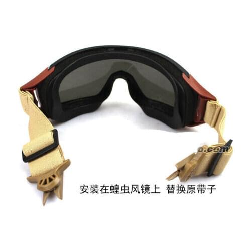 Tactical Hunting Goggle Strap for Fast Helmet Guide Rail