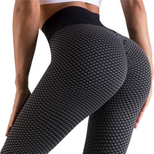 Womens Pants Yoga Leggings For Fitness Gym Clothing High Waist Elasticity Seamless Honeycomb Hip Lift Bodybuilding Tights Women