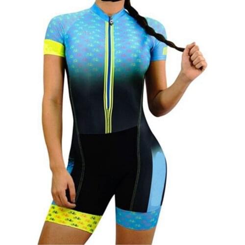 Kafitt Pro Womens Triathlon Short Cycling Jersey Sets Skinsuit Maillot Ropa Ciclismo Bicycle Mujer Bike Clothes Breathable Tops