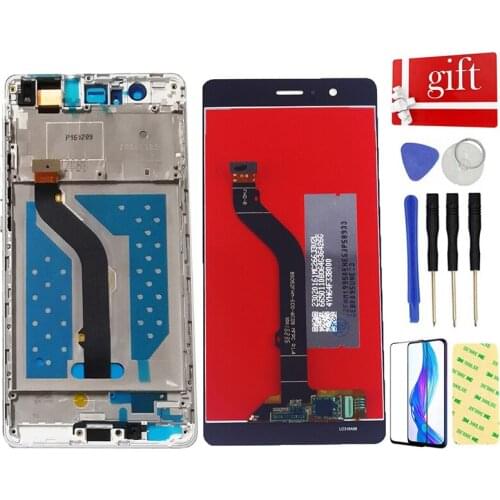 LCD For Huawei P9 Lite 2016 G9 VNS-L31 L21 L19 L23 L53 LCD Display Screen Panel Touch Screen Digitizer Sensor Assembly Frame