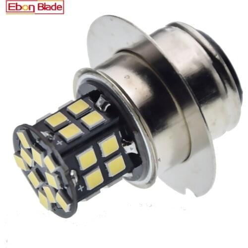 1 X P36D Motorcycle LED Headlight Bulb 30SMD Moto Motorbike Hi/Lo Beam Scooter Moped ATV Front Head Light Lamp White 6V 12V 24V